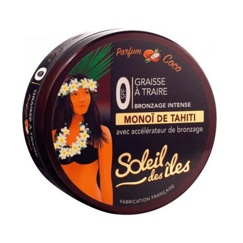 Soleil Des Iles – Graisse A Traire SPF 0 Parfum Coco Bronzage Intense
