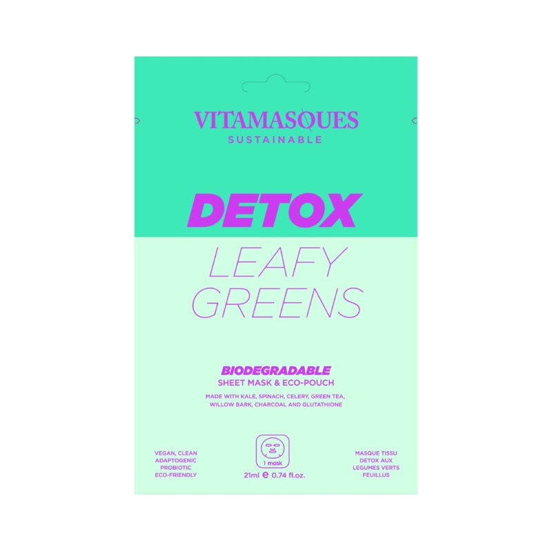 Vitamasques – Detox Leafy Greens Sheet Mask 21ml