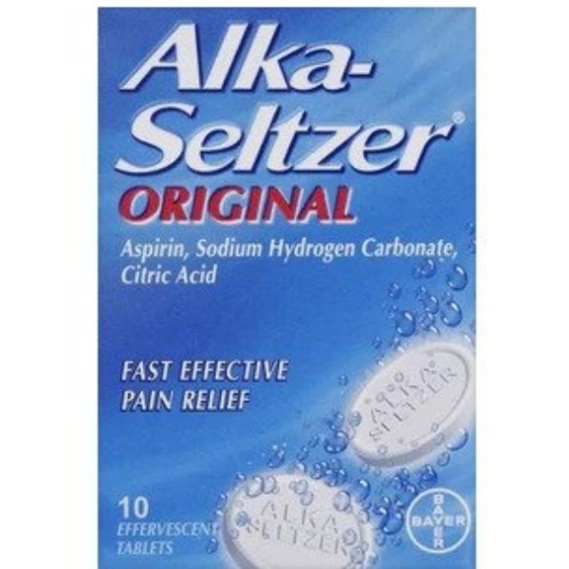 Alka-Seltzer – Original Aspirin 10 Tablets