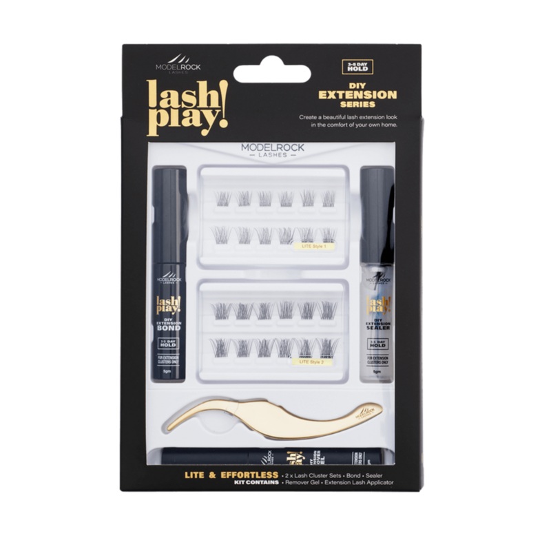 MODEL ROCK LASH PLAY DIY AT HOME LASH EXTENSION KIT LITE & EFFORTLESS