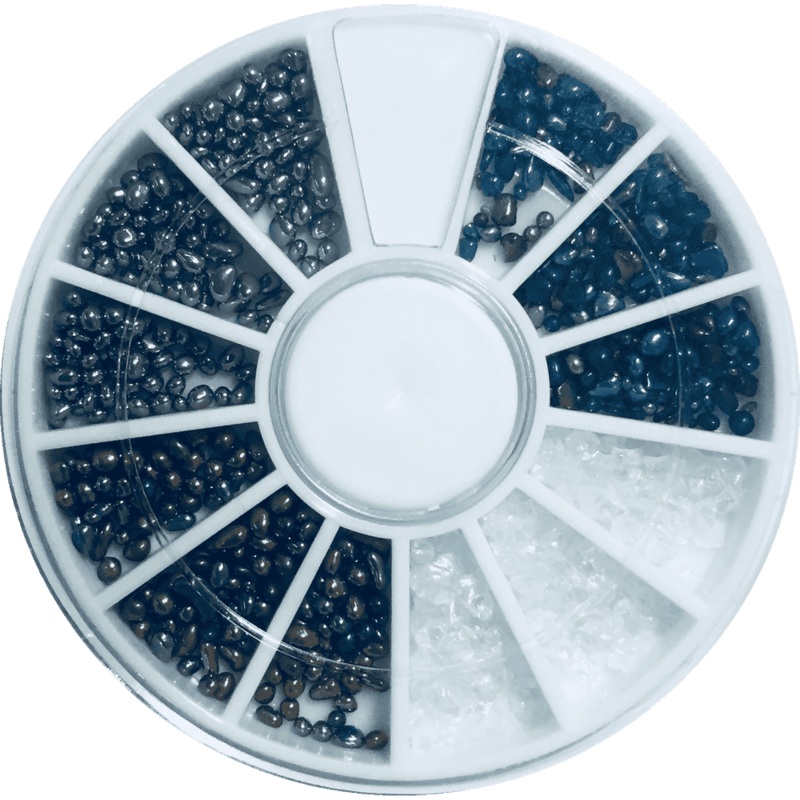 Nail Art Wheel – Geode Pebbles