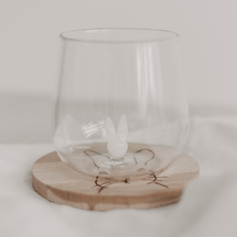 Trinkglas HASENFIGUR – Eulenschnitt