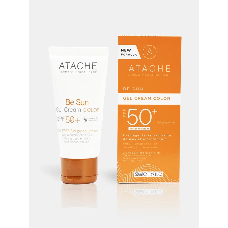Atache Be Sun Spf50+ Gel Cream Color 50ml