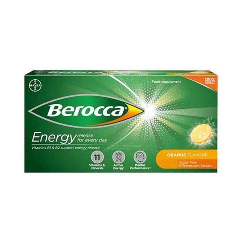 Berocca Effervescent Orange Flavoured Tablets 30’s