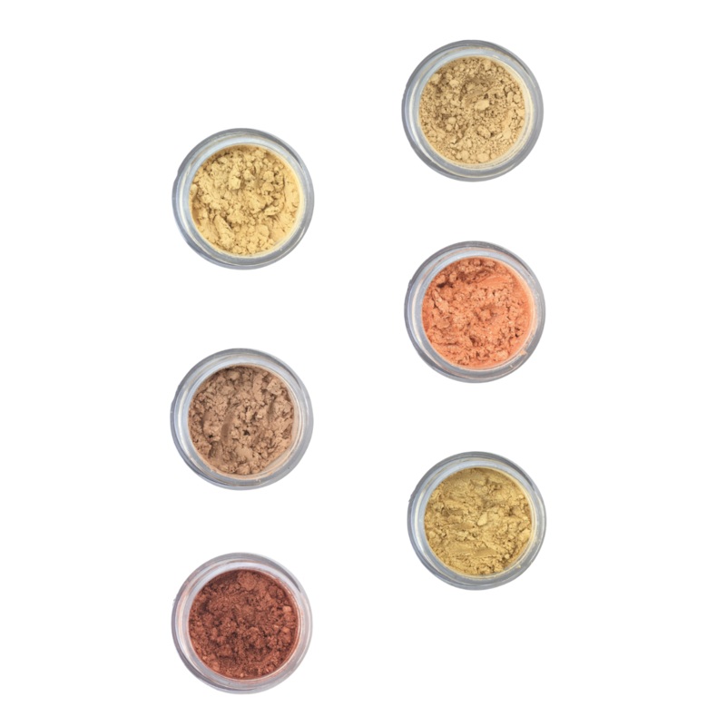 Loose Yellow/Orange Eyeshadows  6 Shades