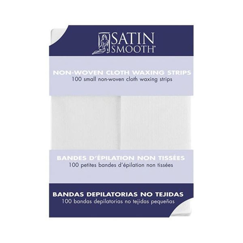 Satin Smooth — Non-woven cloth waxing strips 100/pack – Smalls