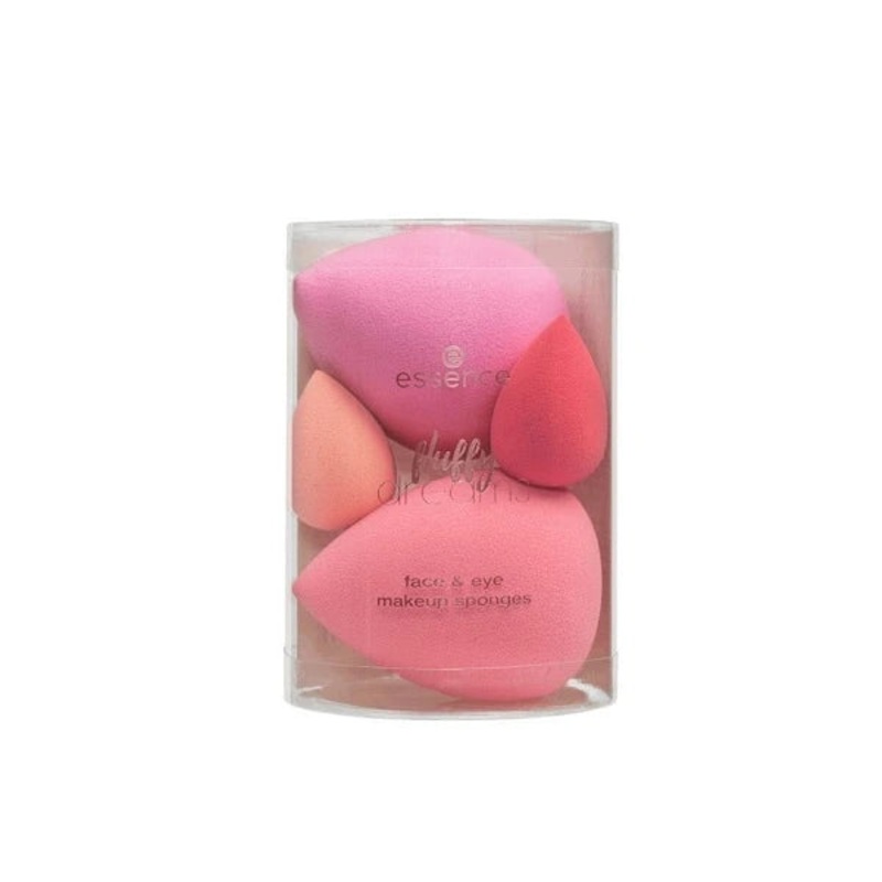 Essence Fluffy Dreams Face & Eye Makeup Sponges 4-Pack