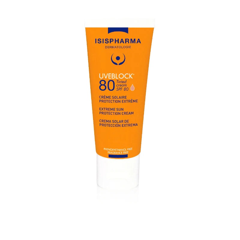 Isis Pharma Uveblock Spf80 Tinted Cream 40ml