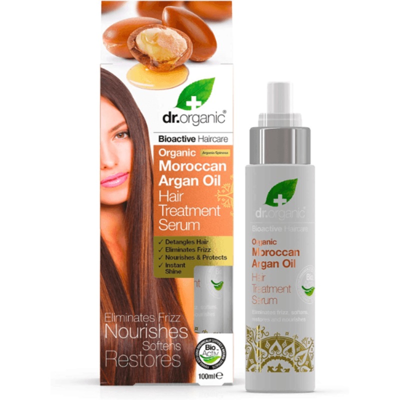 Dr. Organic – Moroccan Argan Oil Hair Treatment Serum