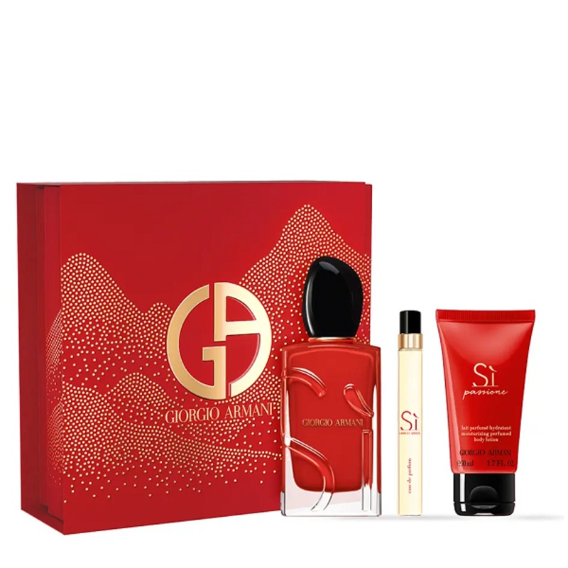 Giorgio Armani – Si Passione Eau De Parfum Set ( EDP100ml + EDP10ml + BL50ml )