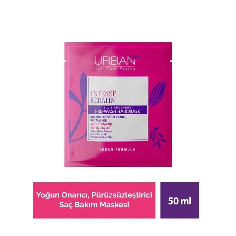 Urban Care Intense & Keratin Pre-Hair Mask 50 Ml