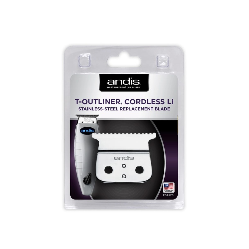 ANDIS T-OUTLINER CORDLESS LI STAINLESS-STEEL REPLACEMENT BLADE