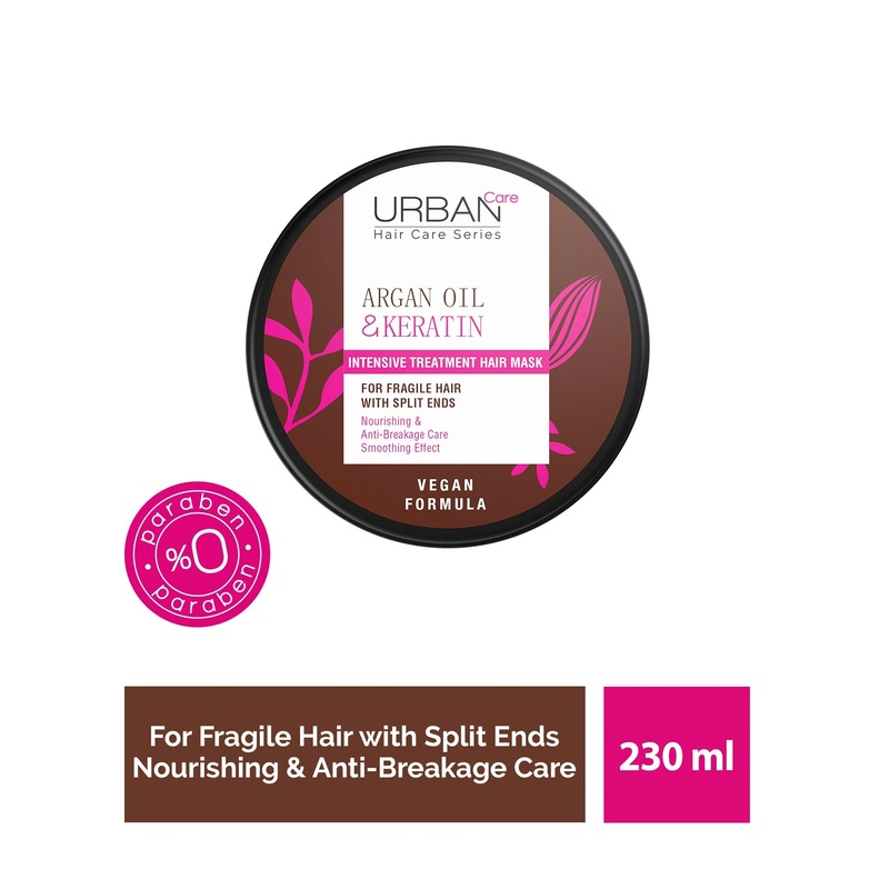 Urban Care Argan Oil & Keratin Intensive Hair Care Mask 230 Ml