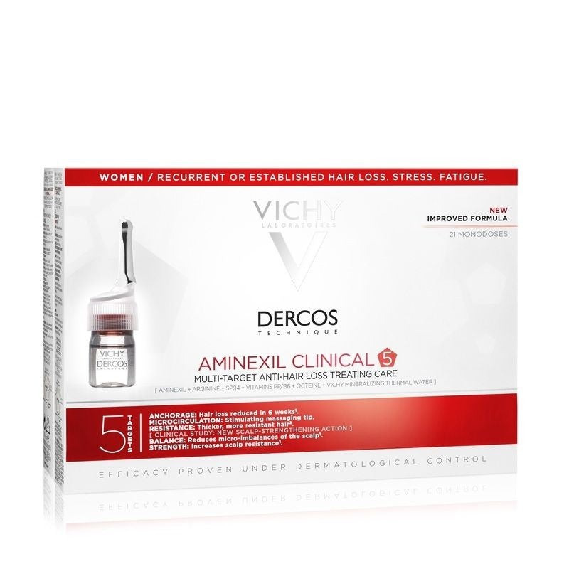 Vichy Dercos Aminexil Clinical Anti Hair Loss Amp 21*6ml -Women