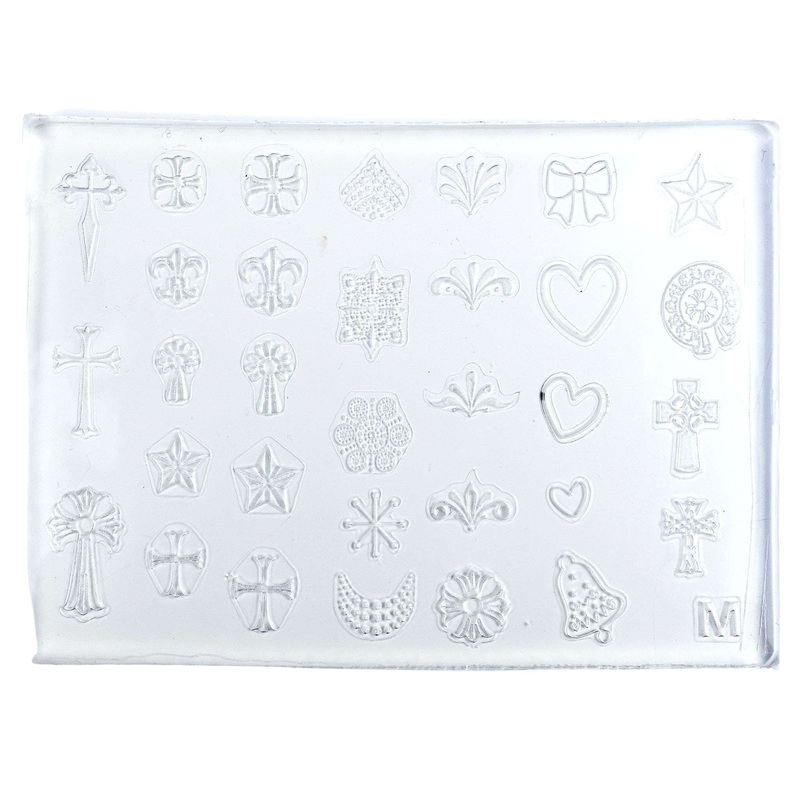 3D Thin Silicone Mold #M – Symbols