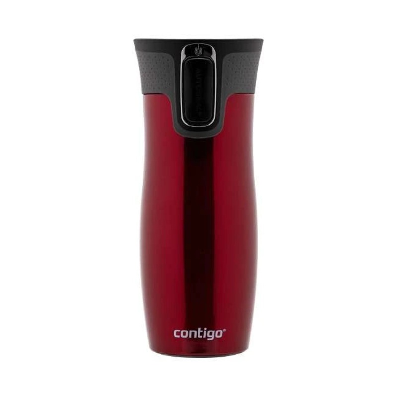 Contigo Autoseal West Loop Vacuum Insulated Stainless Steel Travel Mug 470 ml, Red