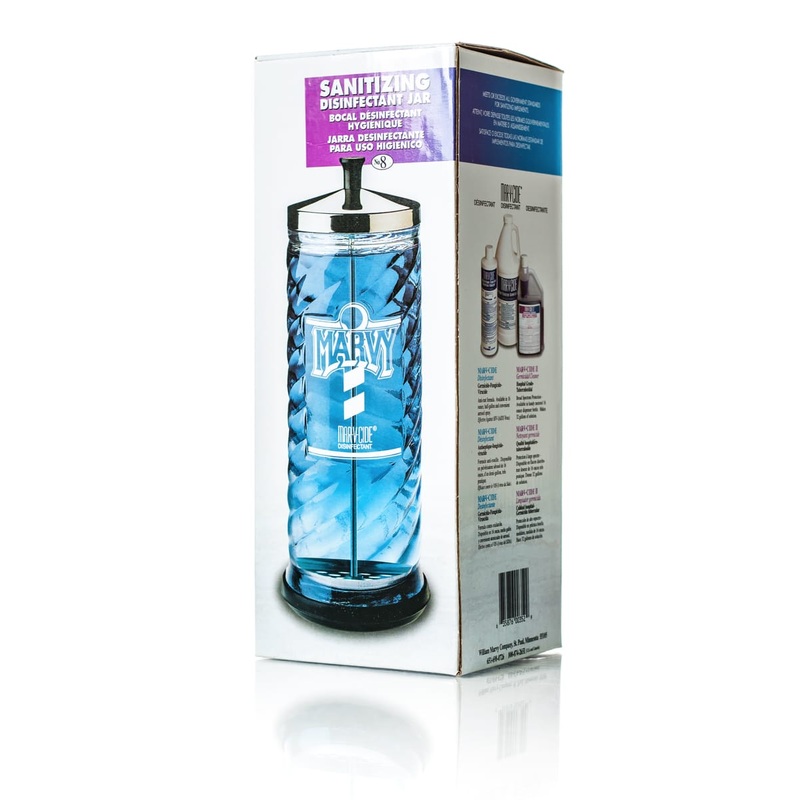 MARVY SANITIZING DISINFECTANT JAR 1.4L GLASS JAR – SJ8 (SD)