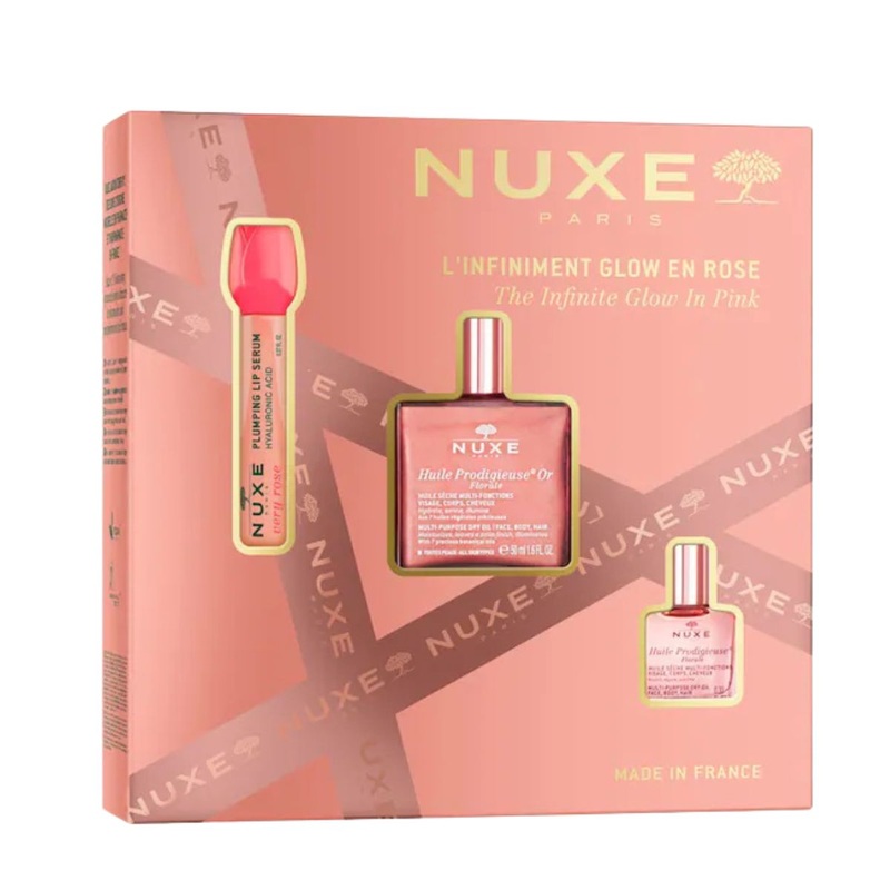NUXE The Infinite Rose Gold Glow Gift Set