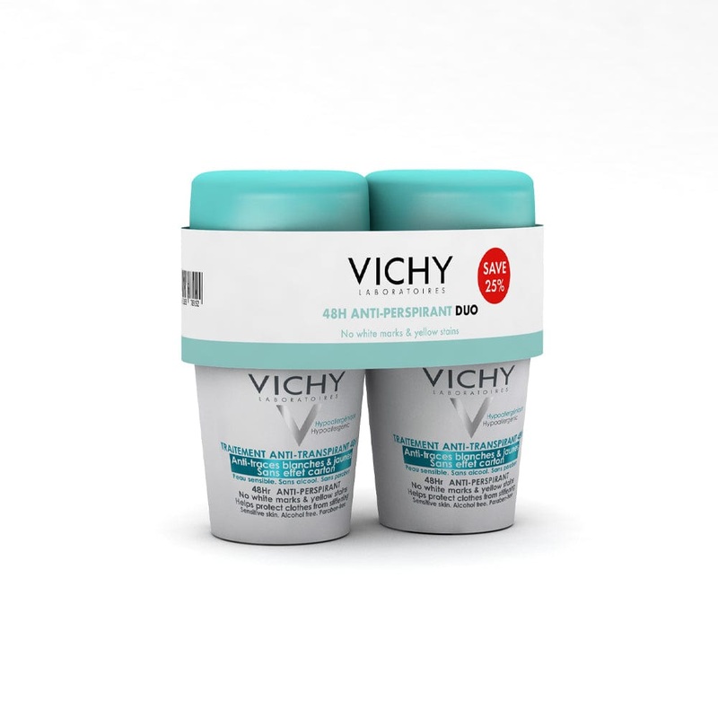 Vichy Deodorant 48 Hour Intensive Anti-Perspirant Roll On Bundle