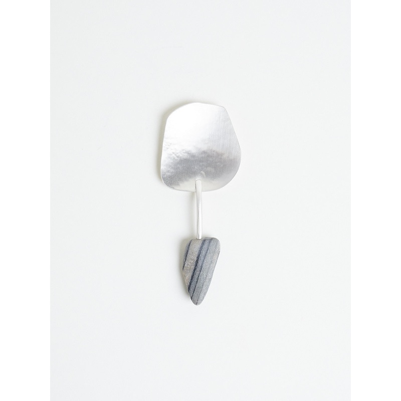 Grey Stripes Small Medium Spoon