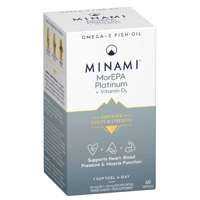 Minami MorEPA Platinum Smart Fats + D3 60 Softgels