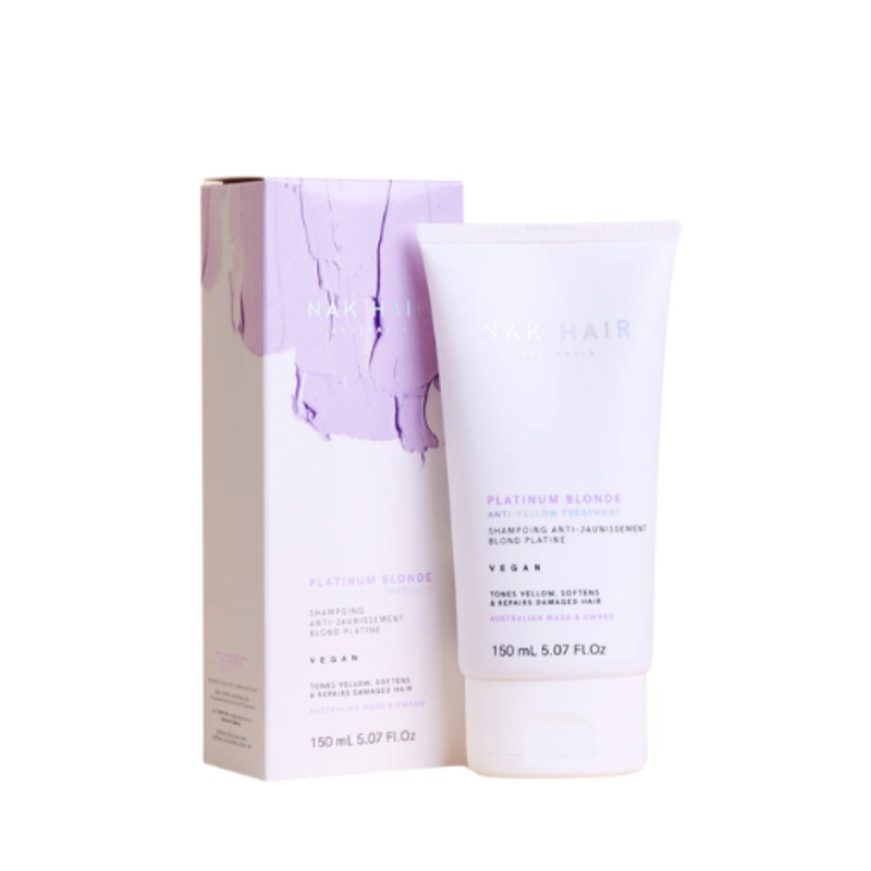 NAK HAIR Platinum Blonde Anti-Yellow Treatment  |  Various Sizes *CLEARANCE