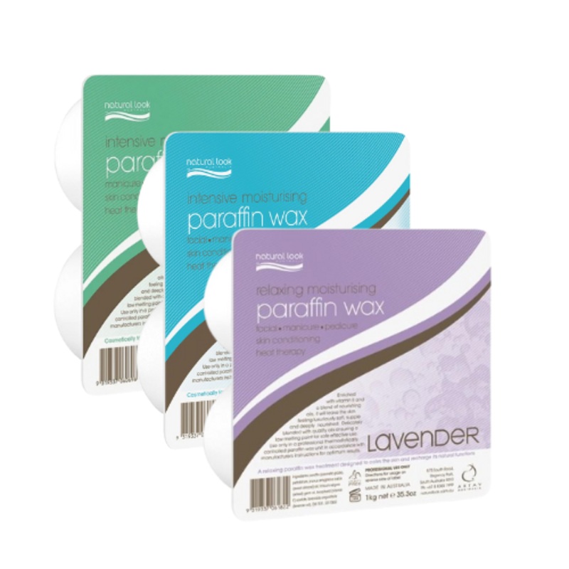 NATURAL LOOK Paraffin  Wax  |  1kg, Various Colours