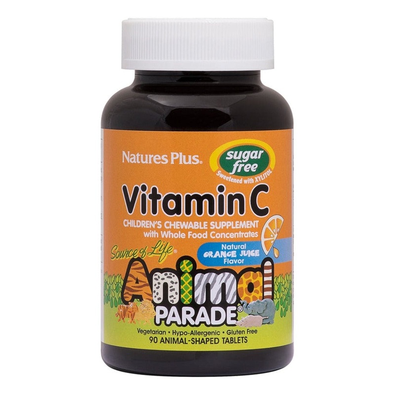 Natures Plus Animal Parade Sugar Free Vitamin C Children’s Chewables