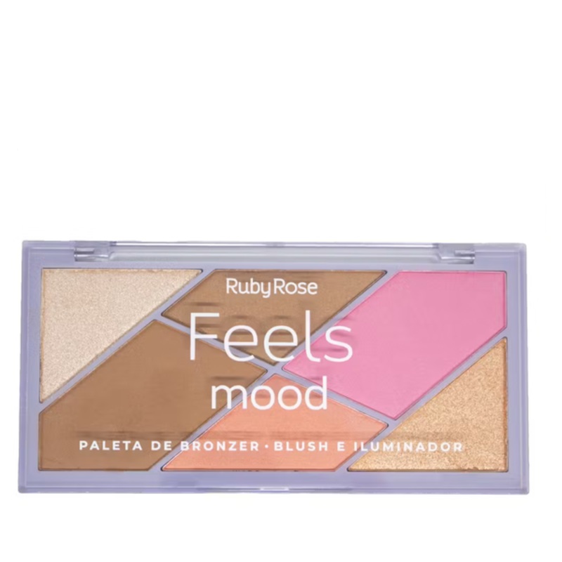 Ruby Rose – Highlighter, Blush & Bronzer Palette (HB-7528)