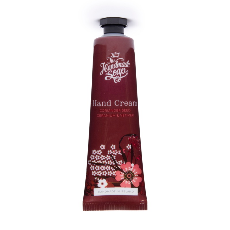 The Handmade Soap Company Coriander Seed, Geranium & Vetiver Hand Cream Tube