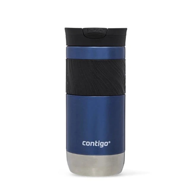 Contigo Snapseal Byron 2.0 Vacuum Insulated Stainless Steel Travel Mug 470 ml, Blue Corn