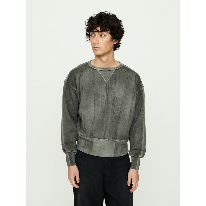 Lot.603 Sweat Shirt in Hand Drawn Sumi