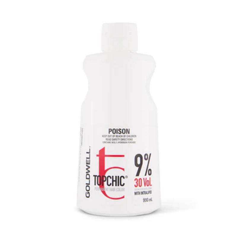 GOLDWELL TOP CHIC LOTION 990ML 30 VOL 9%
