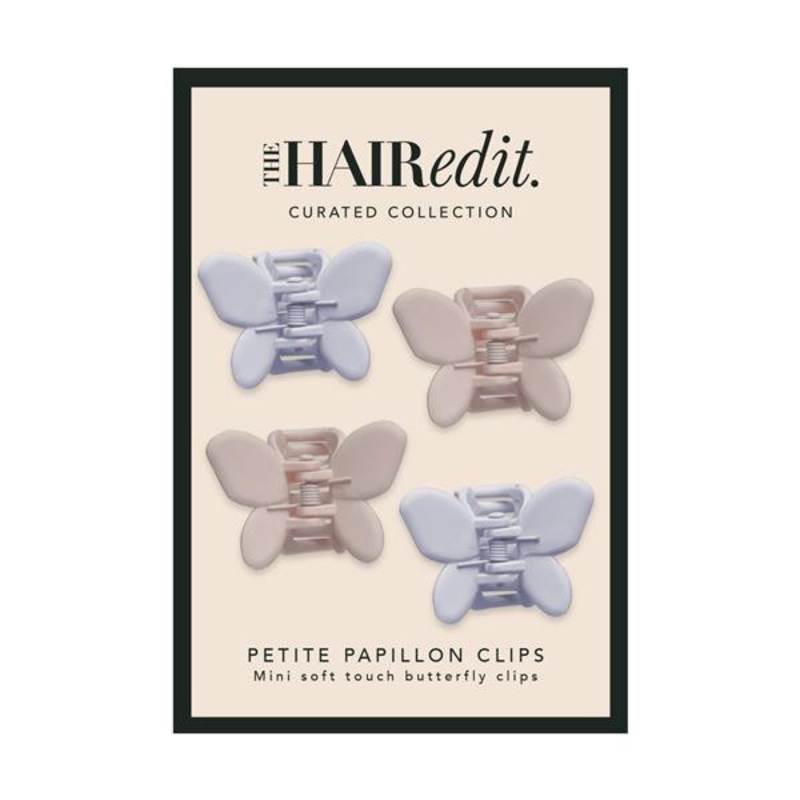THE HAIR edit — Petite Papillion Clips 4pk
