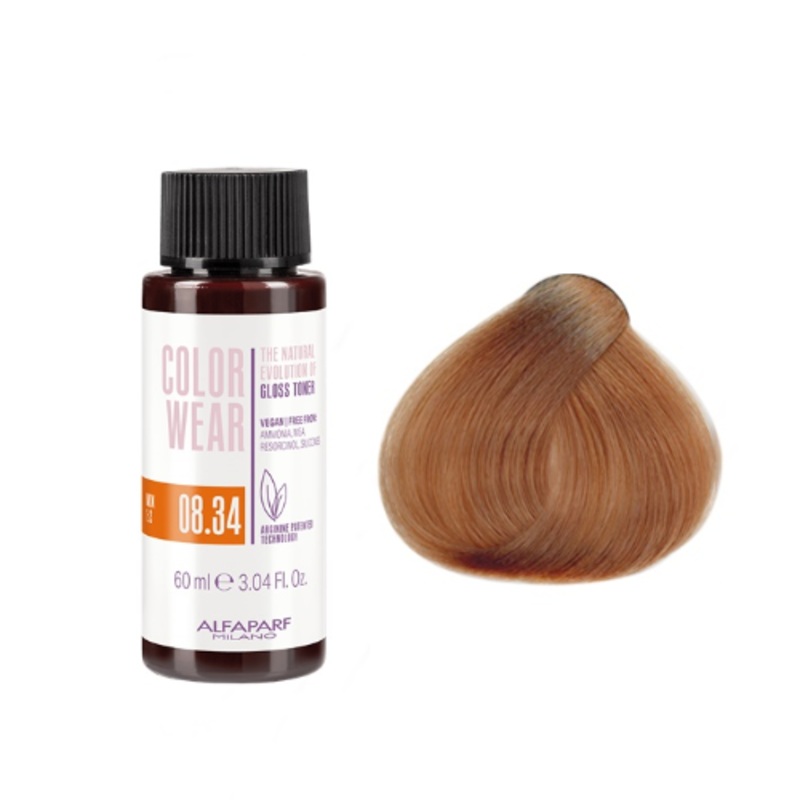 ALFAPARF MILANO COLOR WEAR GLOSS TONER 60ML 08.34