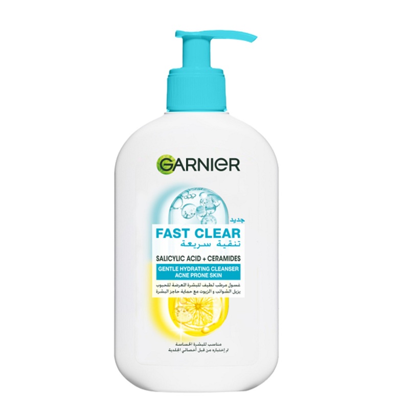 Garnier – Fast Clear Gentle Hydrating Cleanser