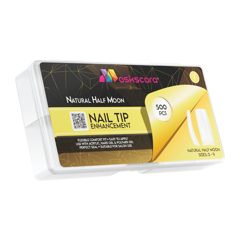 Half Moon Tips – Natural Square (7)