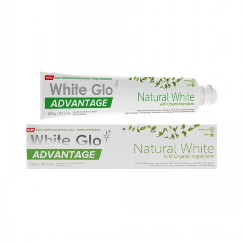 White Glo – Advantage Natural White With Organic Ingredients