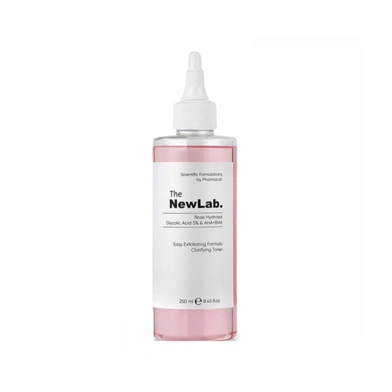 The NewLab Glycolic Acid 5% & AHA + BHA Clarifying Toner 250ml
