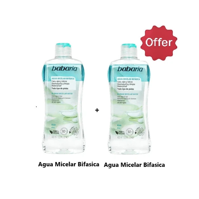 Babaria Bi-Phase Micellar Water 400ml Special Offer