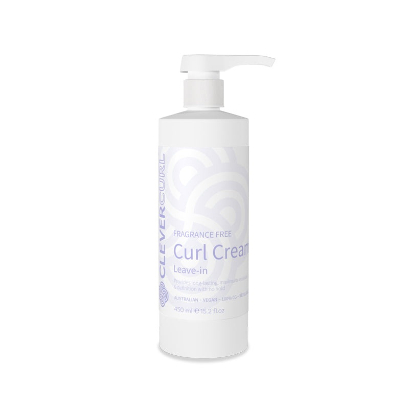 CLEVER CURL Fragrance Free Curl Cream Leave-In  |  450ml