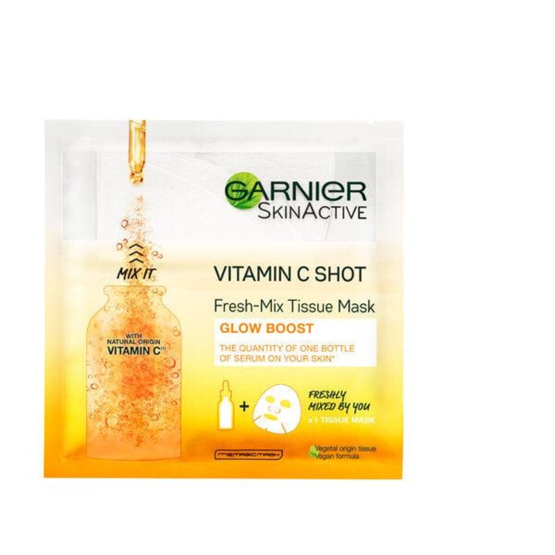 Garnier – Fresh Mix Face Sheet Shot Mask With Vitamin C