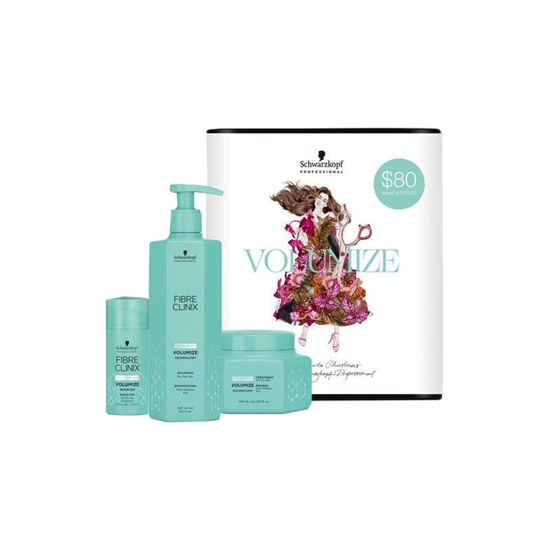 SCHWARZKOPF 2020 FIBRE CLINIX VOLUME TRIO PACK