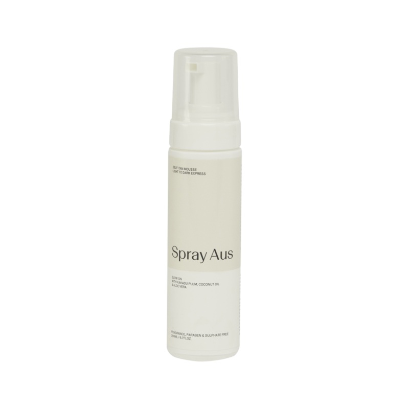SPRAY AUS SELF TAN MOUSSE NATURAL TO DARK EXPRESS 200ML