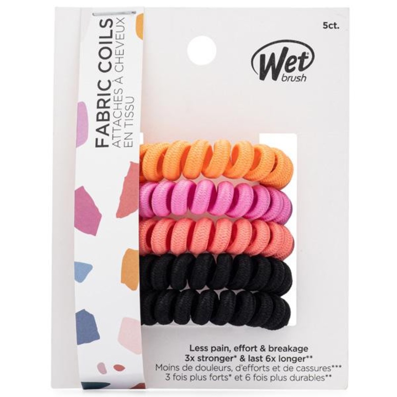 The Wet Brush — Fabric Coils 5CT – Pink