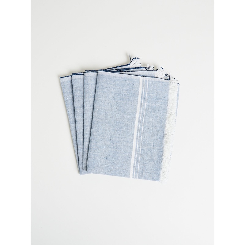 Set of 4 Lunghi Napkin in Indigo