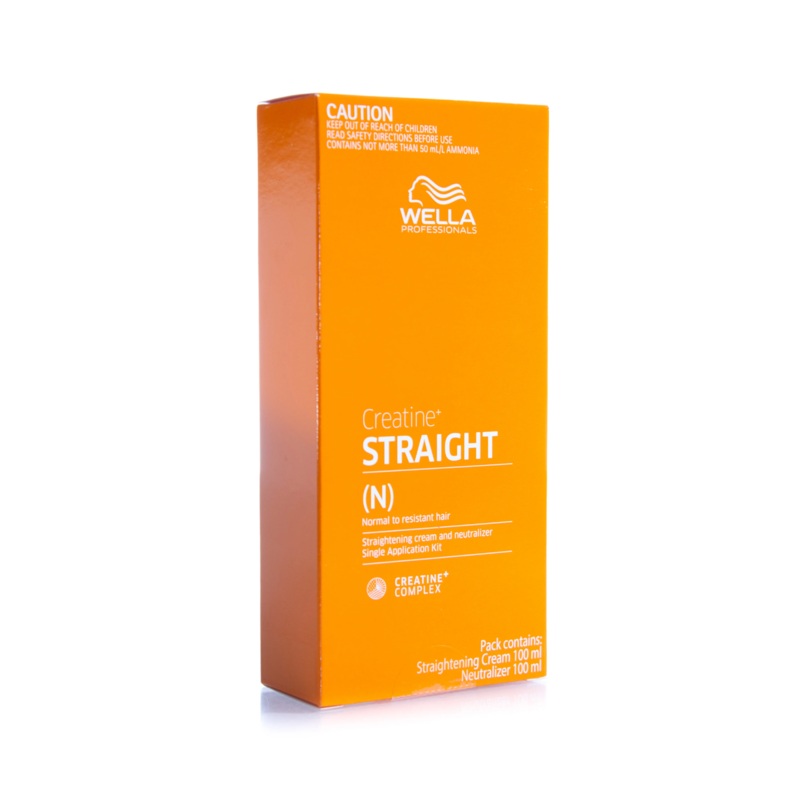 WELLA CREATINE+ STRAIGHT KIT COLOURED 100ML