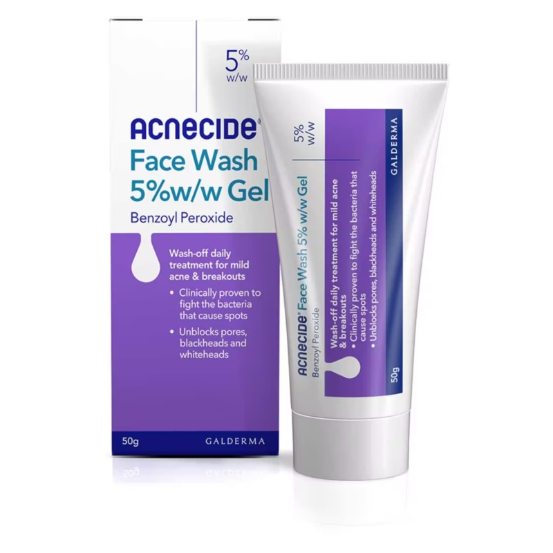 Acnecide Face Wash 5% Gel 50g