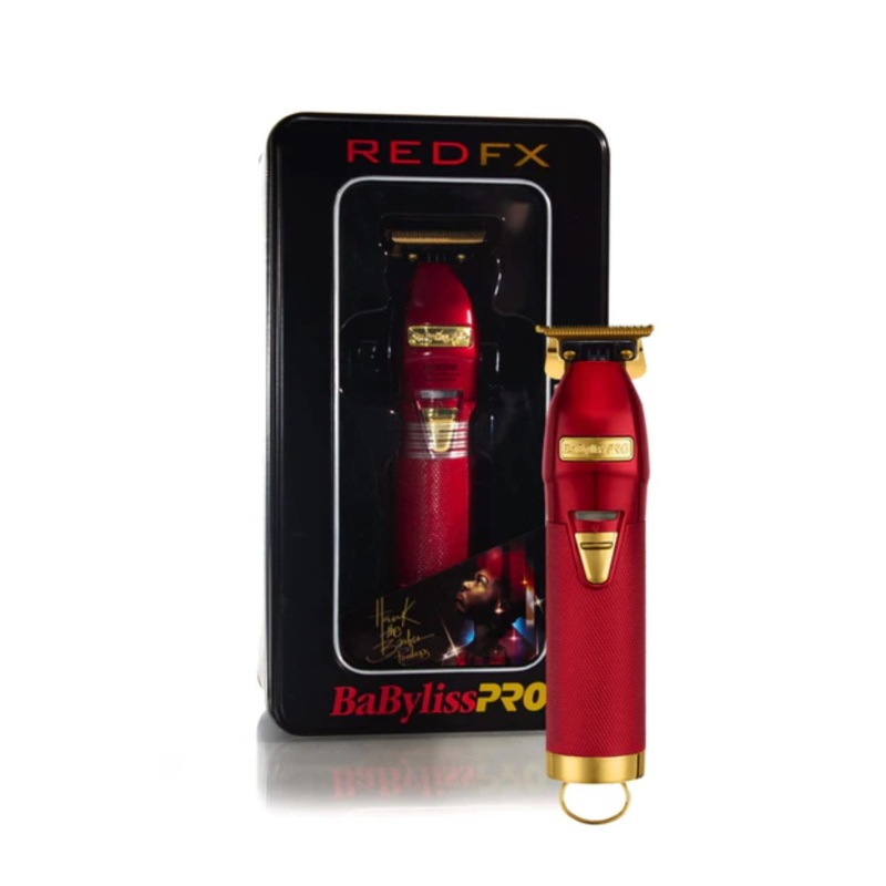 BABYLISS PRO RED FX TRIMMER WITH EXPOSED T-BLADE – HAWK THE BARBER PRODIGY