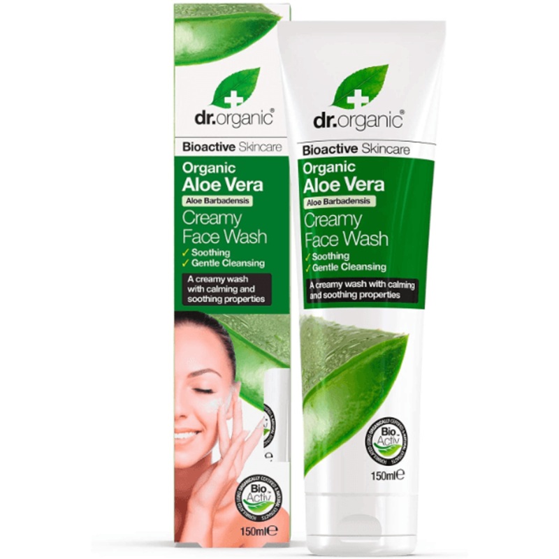 Dr. Organic – Organic Aloe Vera Creamy Face Wash